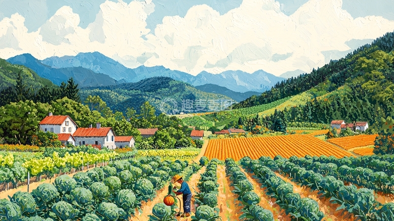 高清大图下载【趣麦麦图】田园风光320