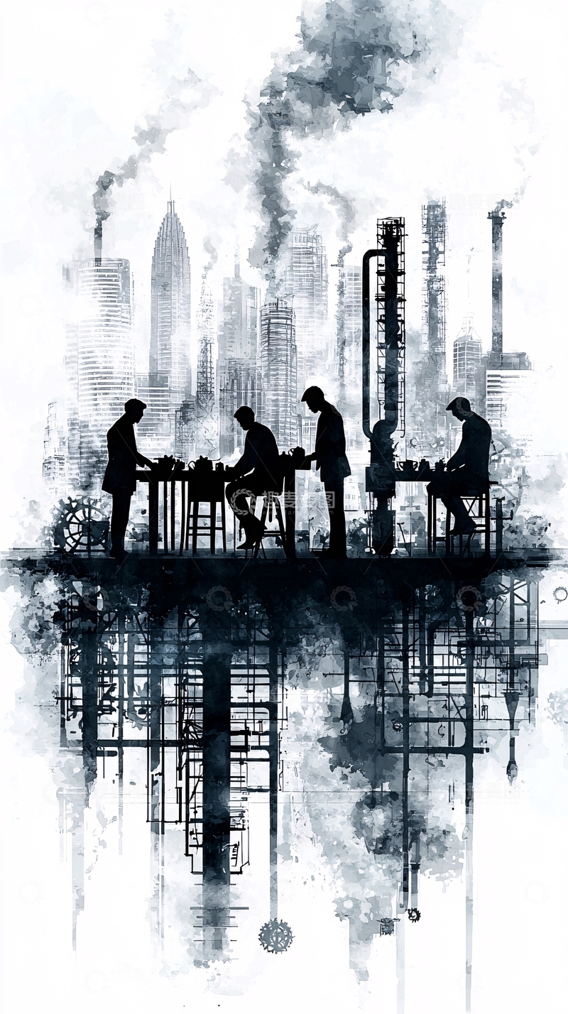 高清大图下载【趣麦麦图】工业时代