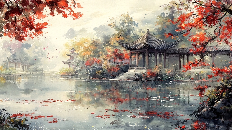 高清大图下载【趣麦麦图】水墨画