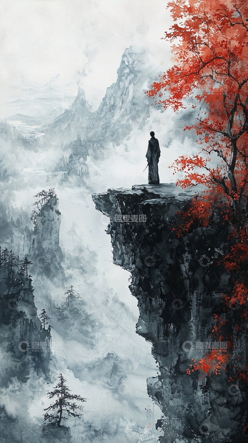 高清大图下载【趣麦麦图】水墨画