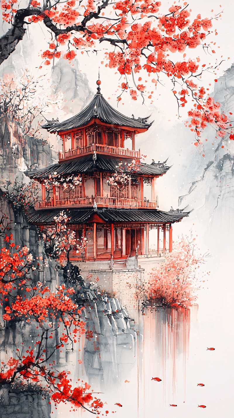 高清大图下载【趣麦麦图】水墨画