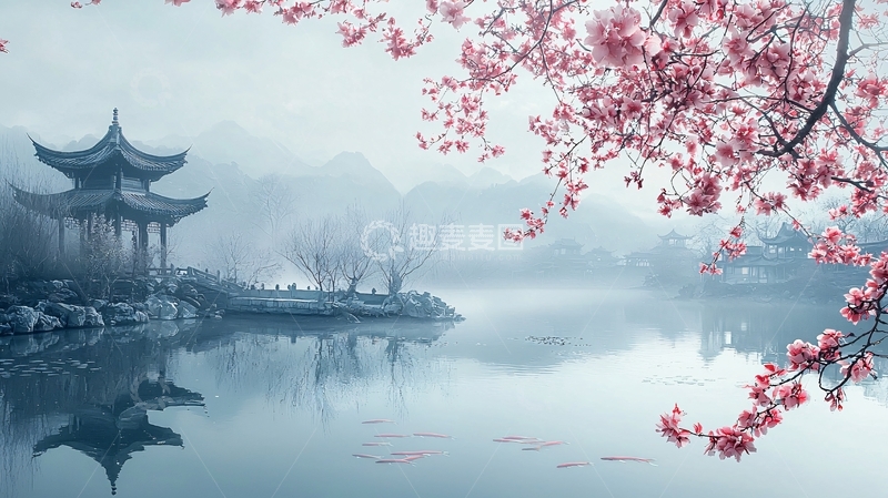 高清大图下载【趣麦麦图】水墨江南