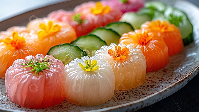 高清大图下载【趣麦麦图】彩色水果冻