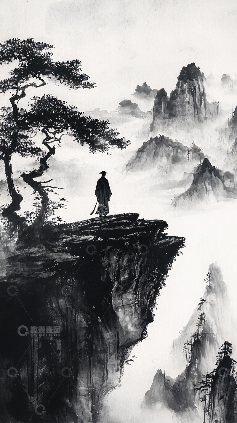 高清大图下载【趣麦麦图】水墨画