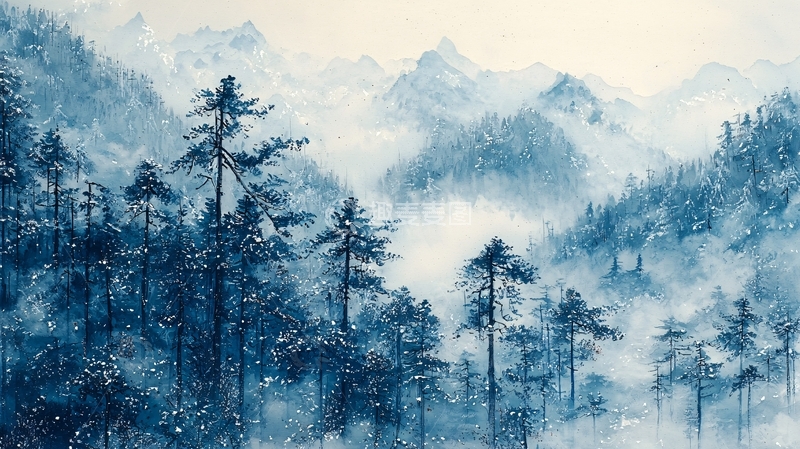 高清大图下载【趣麦麦图】水墨画