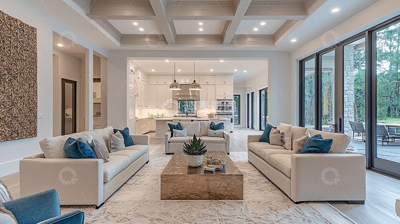 高清大图下载【趣麦麦图】现代简约客厅设计