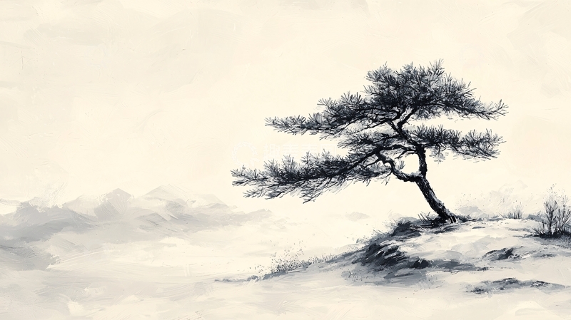 高清大图下载【趣麦麦图】水墨画