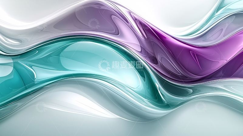 高清大图下载【趣麦麦图】抽象流体渐变