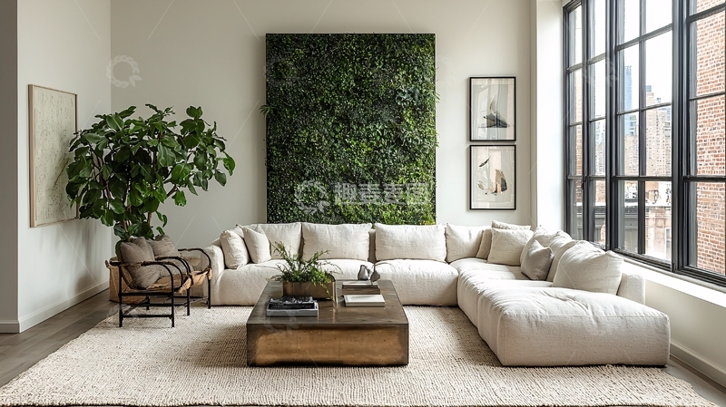 高清大图下载【趣麦麦图】现代简约客厅