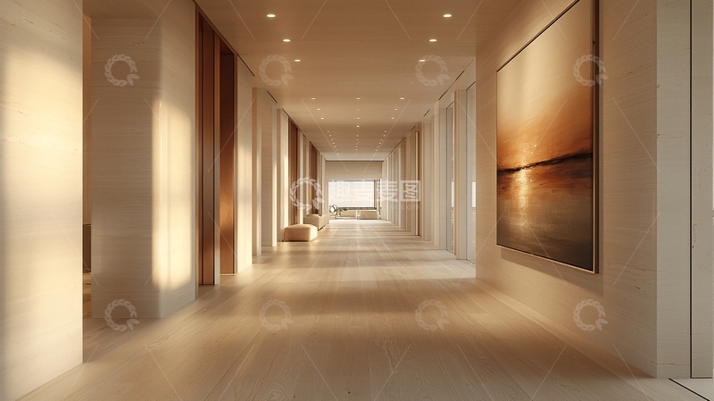 高清大图下载【趣麦麦图】极简风格长廊