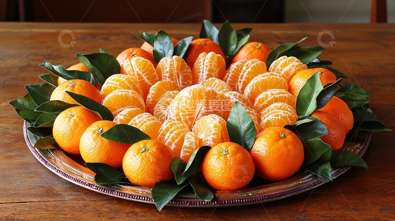 高清大图下载【趣麦麦图】橘子拼盘