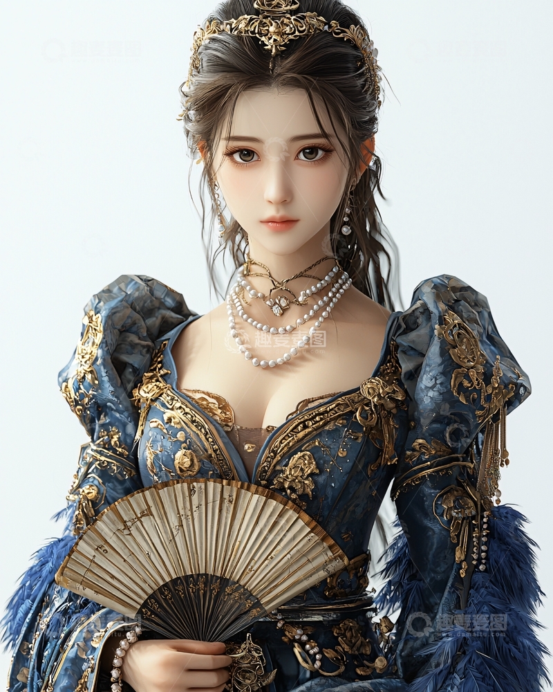 高清大图下载【趣麦麦图】古风美女