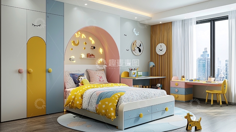 高清大图下载【趣麦麦图】儿童房装修