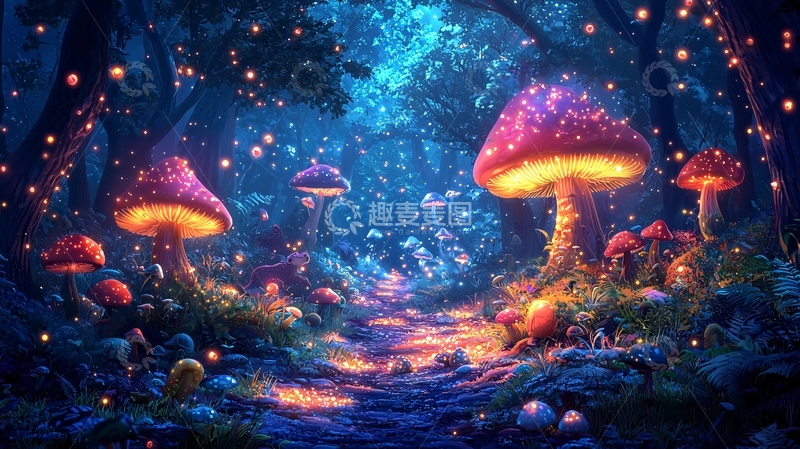 高清大图下载【趣麦麦图】梦幻森林