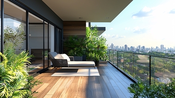 现代简约阳台设计