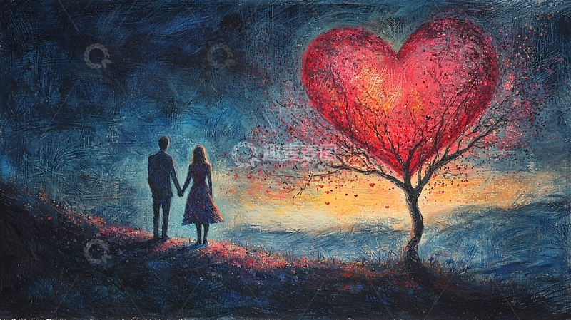 高清大图下载【趣麦麦图】情侣