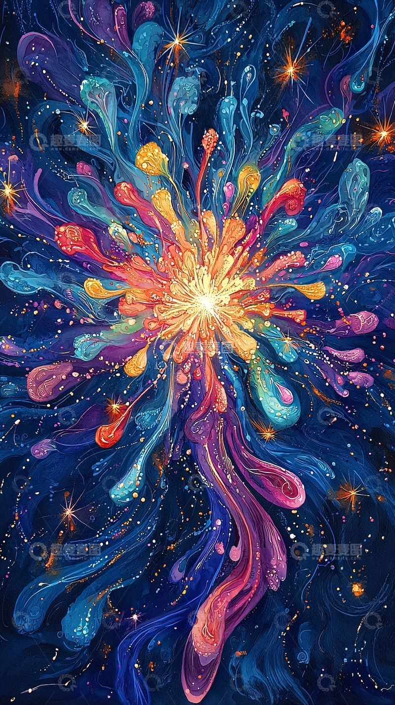 高清大图下载【趣麦麦图】彩色宇宙奇观