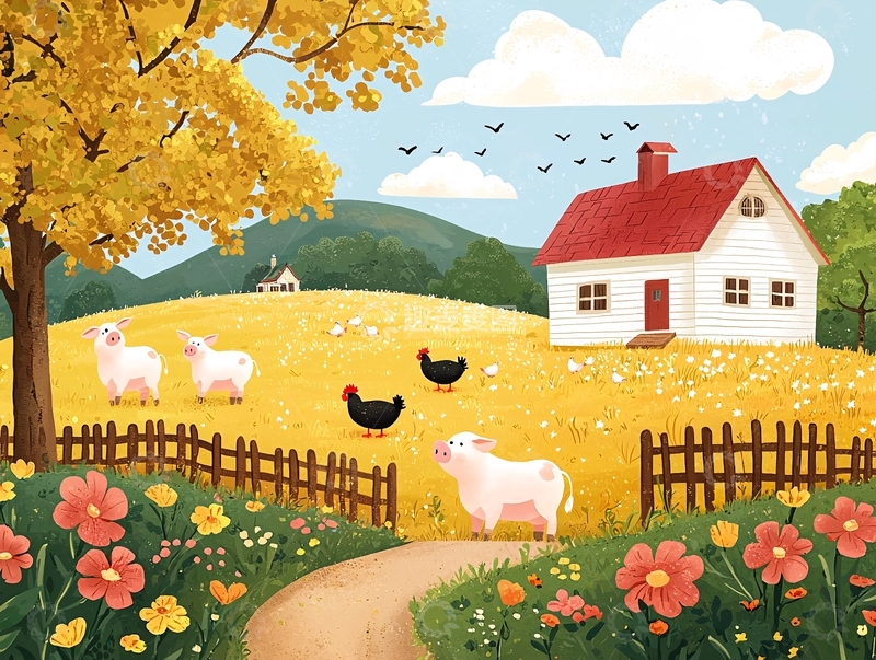 高清大图下载【趣麦麦图】田园风光321