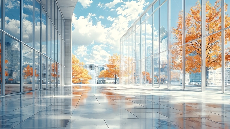 高清大图下载【趣麦麦图】现代都市秋景