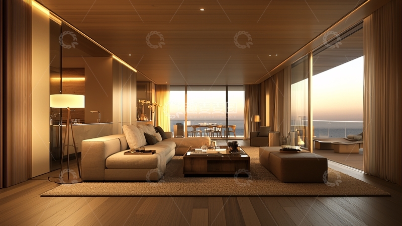 高清大图下载【趣麦麦图】现代简约风格客厅81