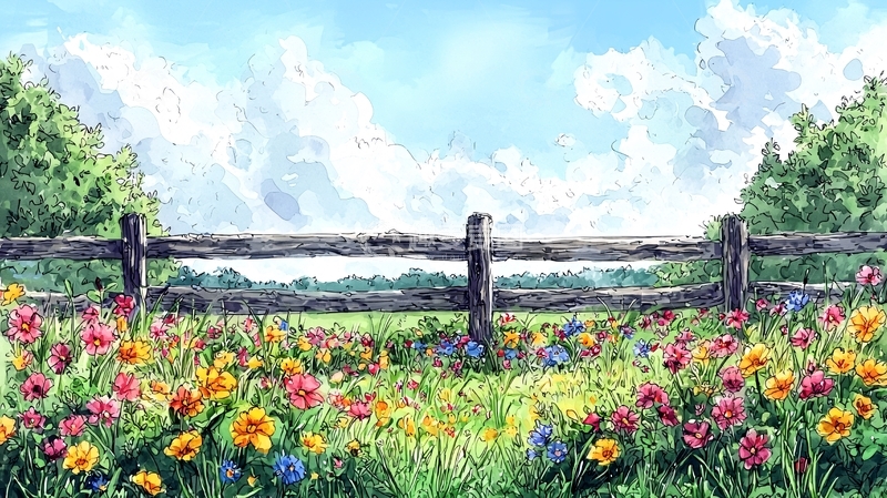 高清大图下载【趣麦麦图】田园风光322