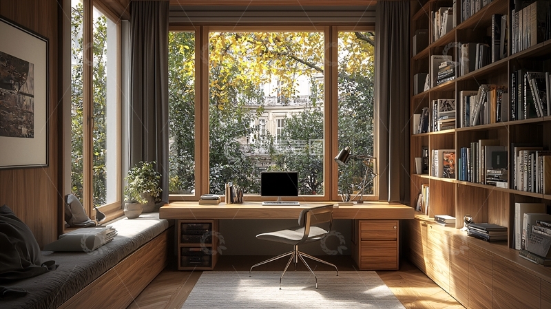 高清大图下载【趣麦麦图】书房