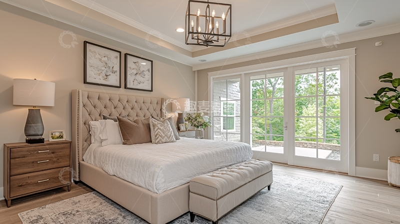 高清大图下载【趣麦麦图】现代简约卧室107