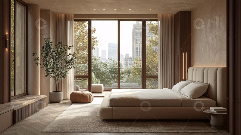 高清大图下载【趣麦麦图】极简风卧室设计