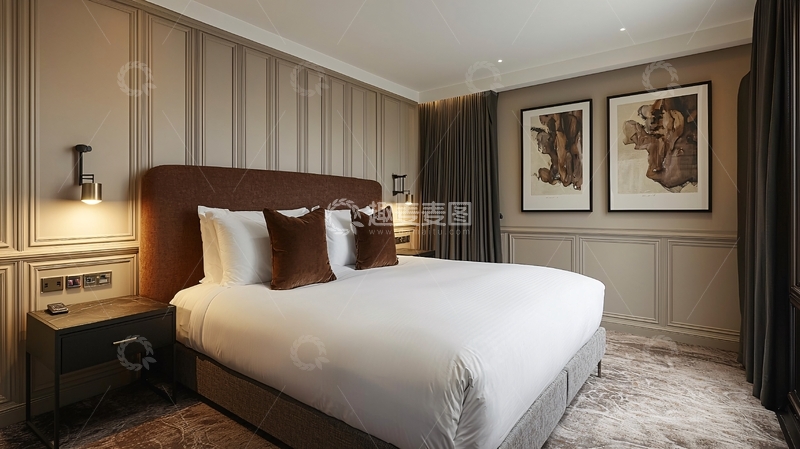 高清大图下载【趣麦麦图】高级酒店卧室