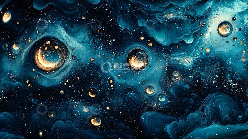 高清大图下载【趣麦麦图】抽象油画