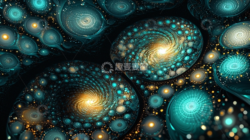 高清大图下载【趣麦麦图】深海奇幻漩涡图