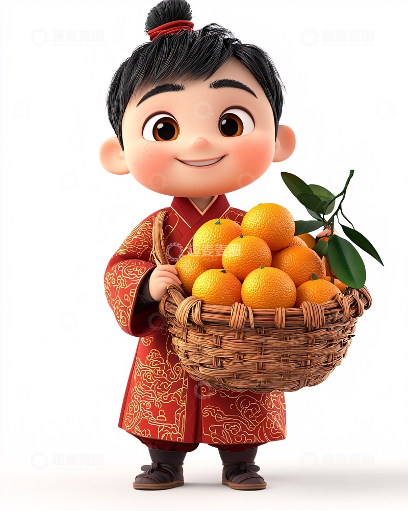 高清大图下载【趣麦麦图】卡通男孩