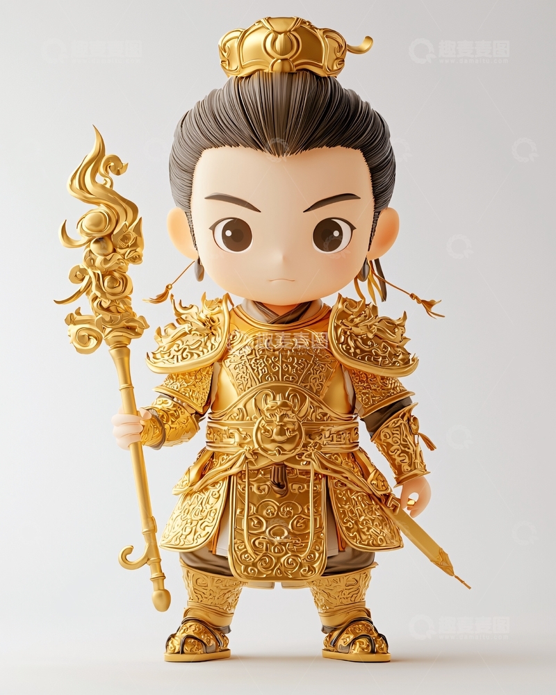 高清大图下载【趣麦麦图】卡通古代皇帝