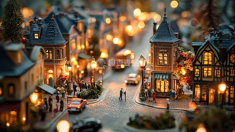 高清大图下载【趣麦麦图】微缩景观