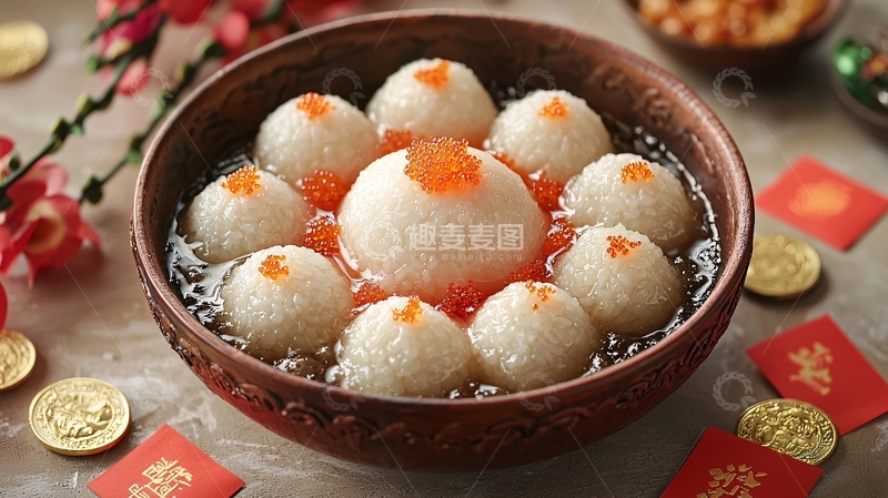 高清大图下载【趣麦麦图】新年甜品