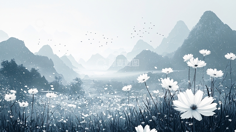 高清大图下载【趣麦麦图】水墨画