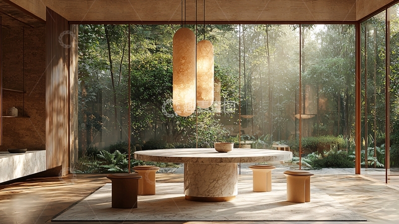 高清大图下载【趣麦麦图】极简日式风格室内设计