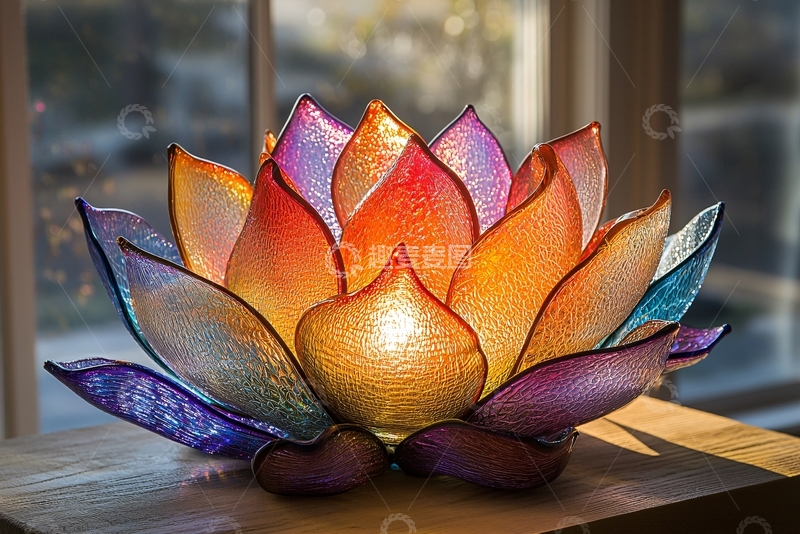 高清大图下载【趣麦麦图】彩色莲花灯