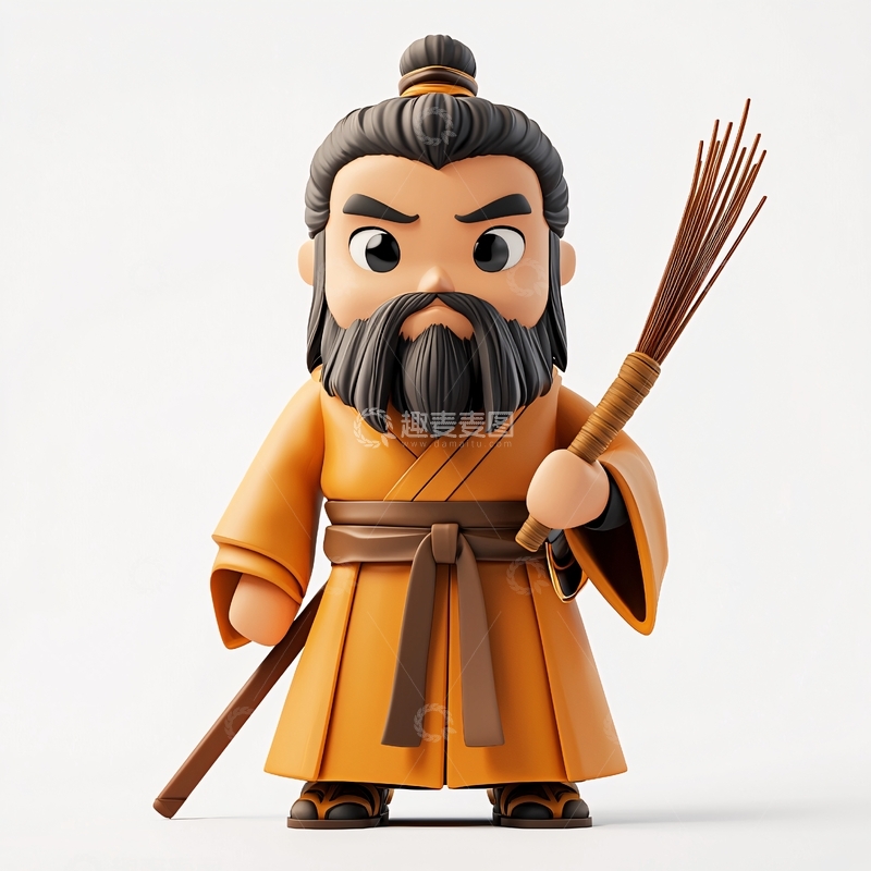 高清大图下载【趣麦麦图】卡通诸葛亮
