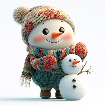 萌系雪人