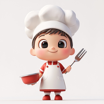 卡通厨师