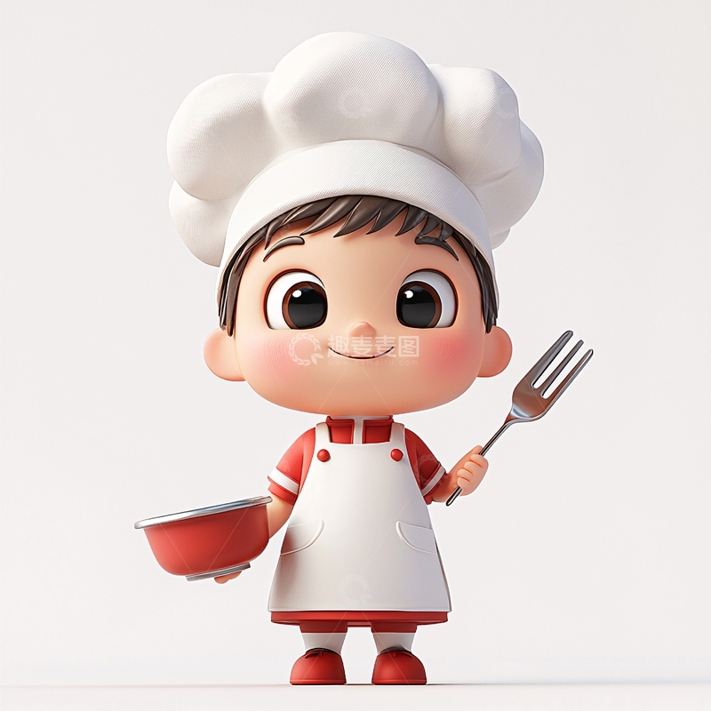 高清大图下载【趣麦麦图】卡通厨师