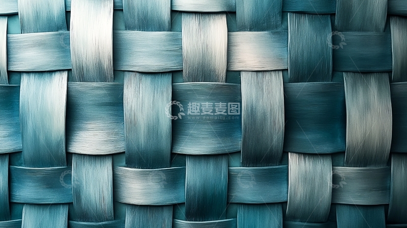 高清大图下载【趣麦麦图】蓝色编织纹理