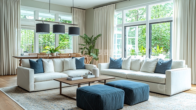 高清大图下载【趣麦麦图】现代简约客厅