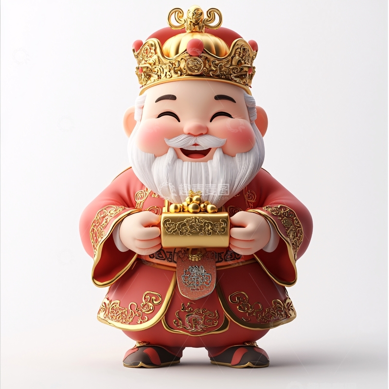 高清大图下载【趣麦麦图】卡通财神爷