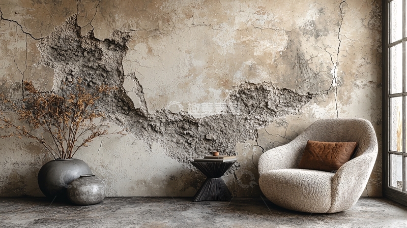 高清大图下载【趣麦麦图】复古肌理水泥墙