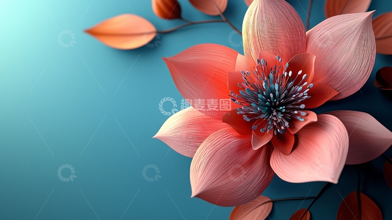 高清大图下载【趣麦麦图】粉色花朵