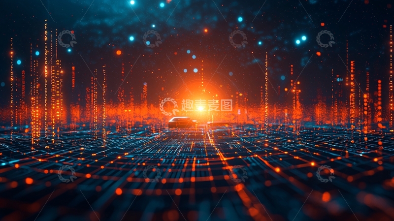 高清大图下载【趣麦麦图】未来科技感汽车