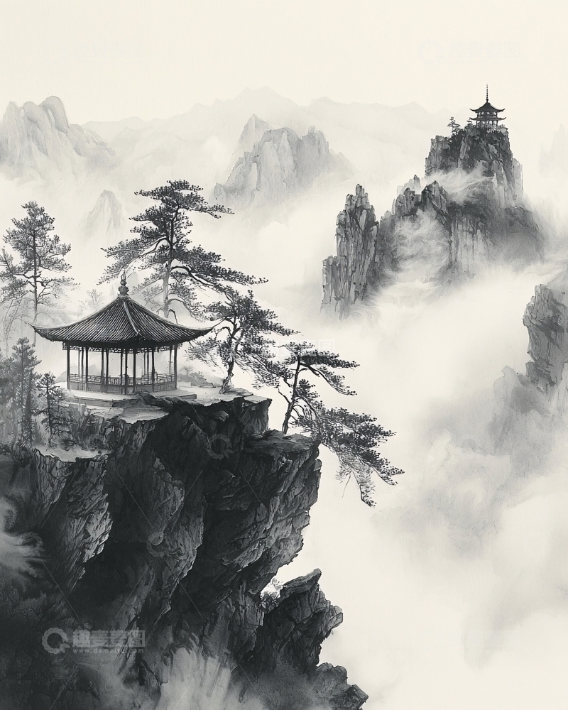 高清大图下载【趣麦麦图】水墨画