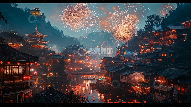 高清大图下载【趣麦麦图】夜景